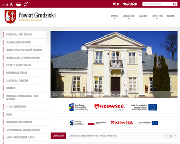 Starostwo Powiatu Grodziskiego Wydział Komunikacji_
