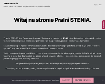 Pralnia Chemiczna i Wodna STENIA_