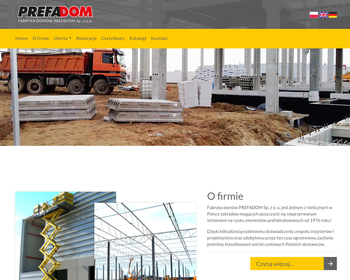 Prefadom Sp  z o o  Fabryka domów  Elementy prefabrykowane z betonu_ kostka brukowa
