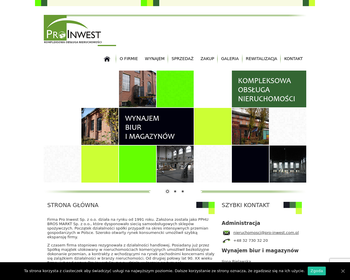 PROINWEST Sp  z o o_