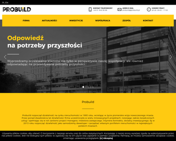 Probuild Sp  z o o  Zarządzanie projektem_ inwestycje