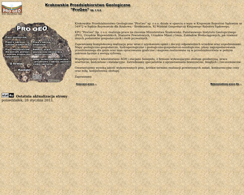 Krakowskie Przedsiębiorstwo Geologiczne PROGEO Sp  z o o_