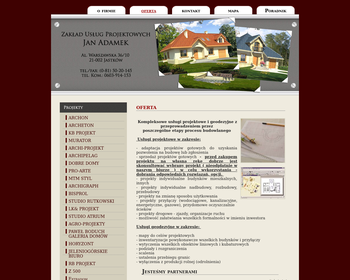 Zakład Usług Projektowych Jan Adamek_