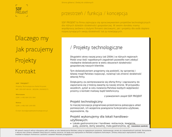SDF Projekt  Projekty technologiczne  Krzysiek R_
