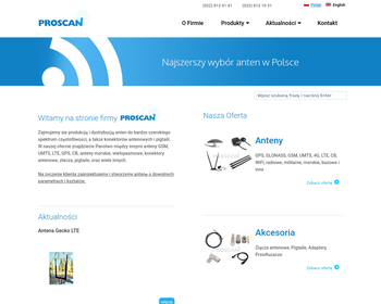 Proscan  Anteny_ złącza