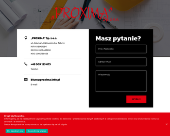 Przedsiębiorstwo Inwestycyjne PROXIMA-SERVICE Sp  z o o_