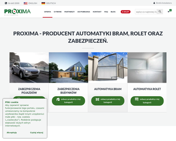 PROXIMA Sp  j  Systemy Zabezpieczeń_