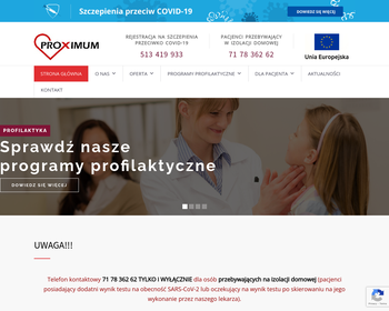 Niepubliczny ZOZ Centrum Usług Medycznych PROXIMUM Sp  z o o_