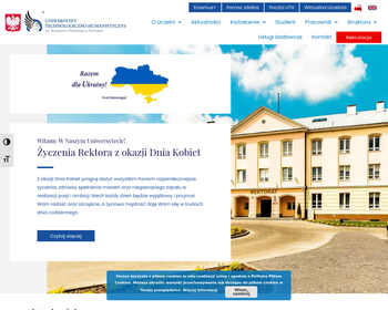 Politechnika Radomska im  Kazimierza Pułaskiego - Wydział Mechaniczny_