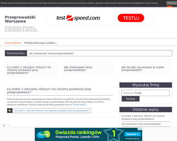 Kompleksowe przeprowadzki osób prywatnych oraz firm_