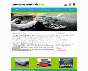 Gietek Arkadiusz  Przewozy pasażerskie_