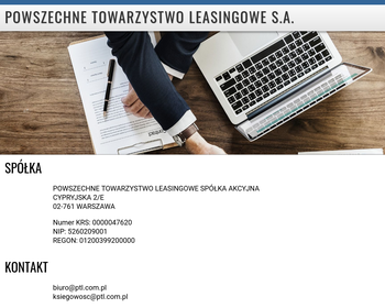 Pomorskie Towarzystwo Leasingowe S A_