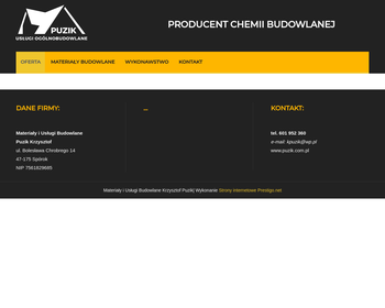 Domy pod klucz  Puzik Krzysztof_