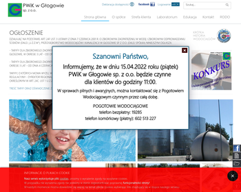 Przedsiębiorstwo Wodociągów i Kanalizacji w Głogowie Sp  z o o_