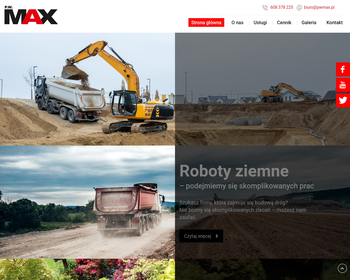 Max  PW  Olszyński Jarosław  Wypożyczanie maszyn budowlanych_