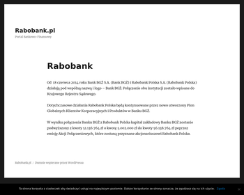RaboBank International Polska S A_