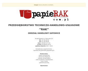 Przedsiębiorstwo Techniczno-Handlowo-Usługowe RAK Marek Rak_