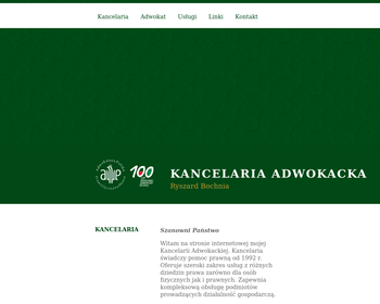 Bochnia Ryszard  Adwokat  Kancelaria adwokacka_