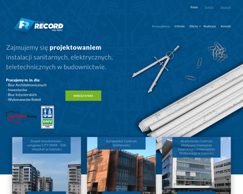 Record Sp  z o o  Biuro projektów instalacyjnych_