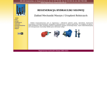 Zakład Mechaniki Maszyn i Urządzeń Rolniczych - Regeneracja Hydrauliki Siłowej_