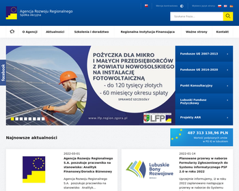 Agencja Rozwoju Regionalnego S A_