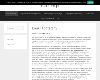 RHEINHYP-BRE Bank Hipoteczny S A_