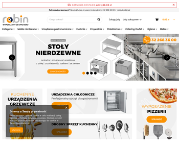 Robin - Wyposażenie sklepów i gastronomii_ profesjonalne urządzenia gastronomiczne