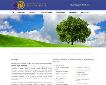 ROCZNIAK RECYKLING SYSTEM PRASY Sp  z o o_