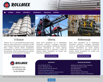 Rollmex Sp  z o o  Konstrukcje stalowe_ zbiorniki