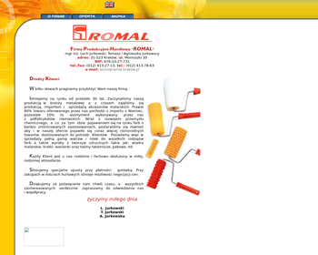 Firma Produkcyjno-Handlowa ROMAL Biuro Projektów S c_