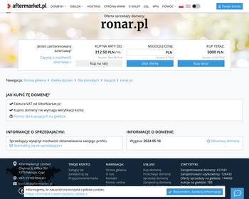 RONAR Sp  z o o_