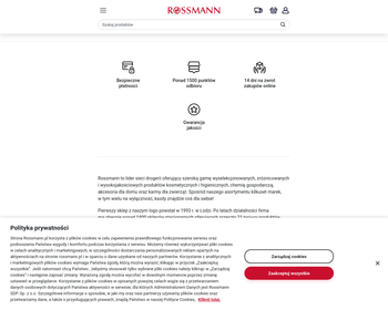 ROSSMANN Supermarkety Drogeryjne Polska Sp  z o o_