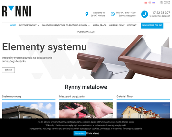 Rynni  Producent rynien gzymsowych_