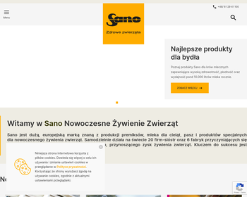 SANO - dodatki paszowe_ preparaty mlekozastępcze