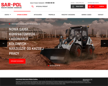 Sar-Pol Sp  z o o  Sprzedaż_ wynajem i serwis maszyn budowlanych