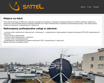 Sat-Tel  Cyfrowy Polsat  Montaż anten_