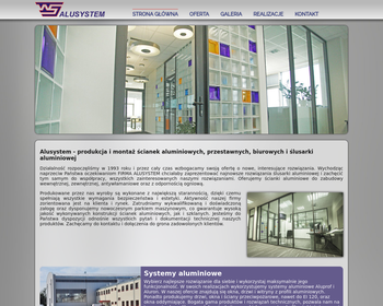 Alusystem  Aluminiowe ścianki działowe_