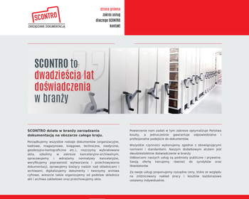 Scontro  Usługi archiwizacyjne_
