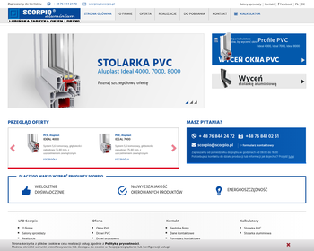 Lubińska Fabryka Okien SCORPIO ALUMINIUM S  z o o_