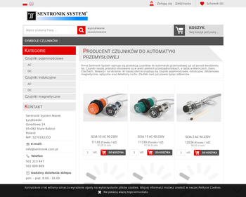 Sentronik System  Czujniki do maszyn i urządzeń przemysłowych_
