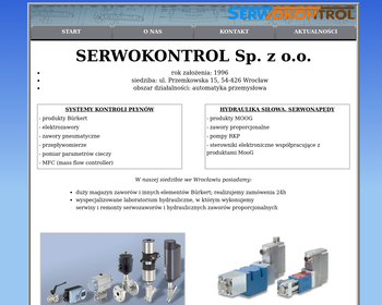 Serwokontrol Sp  z o o  Zawory Burkert_ Moog