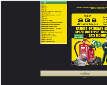 SGS  FHUP  Sławomir Gronek  Sprzęt BHP_ PPOŻ  Gaśnice