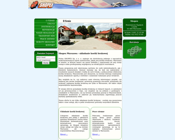 Shopex Sp  z o o  Prace drogowe_ roboty brukarskie