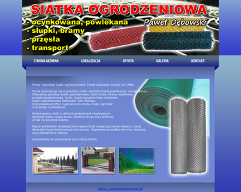 Dębowski Paweł  Produkcja siatki ogrodzeniowej_