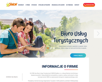 Simon Sp  z o o  Biuro usług turystycznych  Wynajem autokarów_