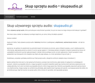 Skup audio i  skup sprzętu audio i  skup używanego sprzętu audio i  używany sprzęt audio.