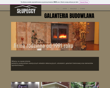Słupeccy  Okładziny elewacyjne_ galanteria z betonu