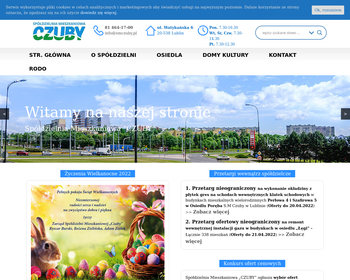Spółdzielnia Mieszkaniowa CZUBY Administracja Osiedla Łęgi_