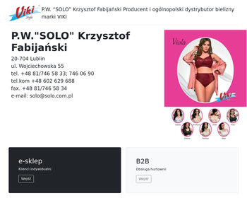 Przedsiębiorstwo Wielobranżowe Solo Krzysztof Fabijański_