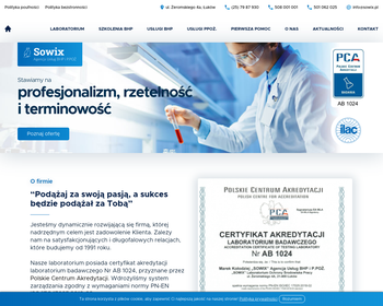 AGENCJA USŁUG BHP i P POŻ SOWIX_